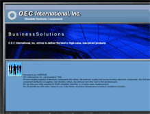 Tablet Screenshot of oecint.hostcentric.com